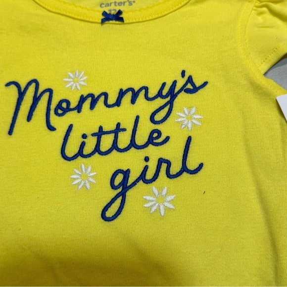 Carter's Yellow Baby One Piece - Mommy's Little Girl - Picture 2 of 4